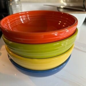 Large fiesta pasta bowls